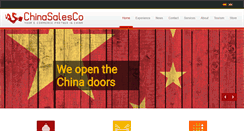Desktop Screenshot of chinasalesco.com